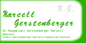 marcell gerstenberger business card